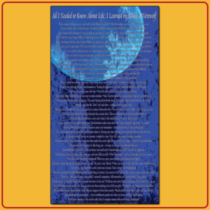 Inspirational Werewolf Door Poster