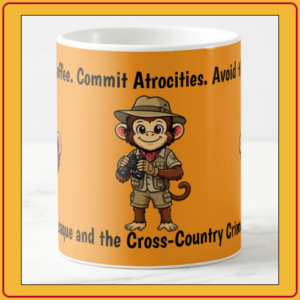 Khaki Macaque coffee cup